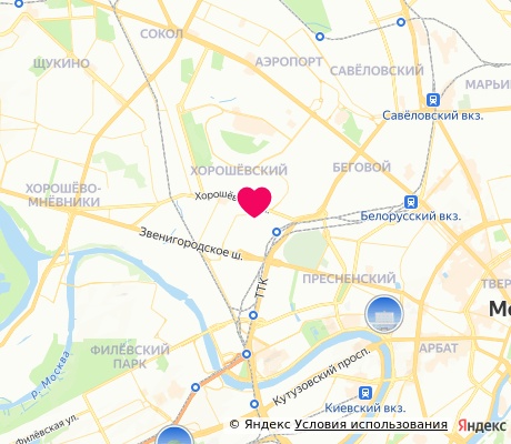 На карте