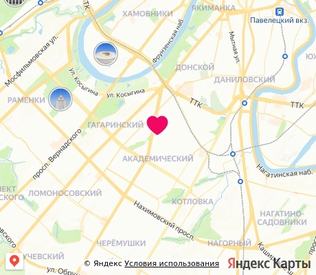 На карте