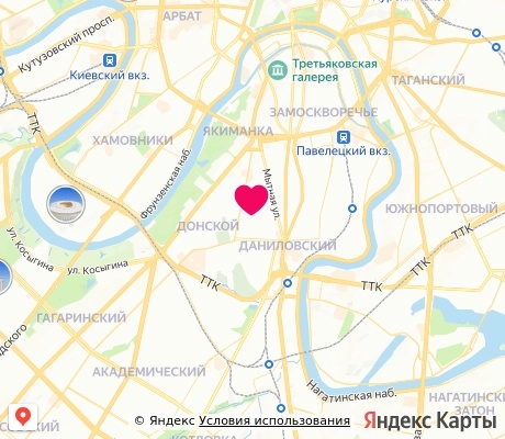 На карте