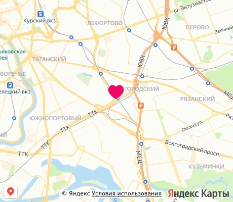 На карте