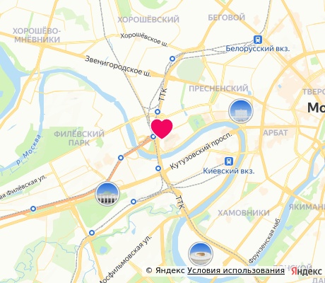 На карте