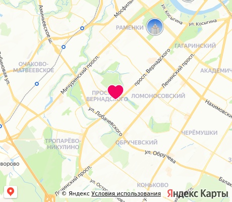 На карте