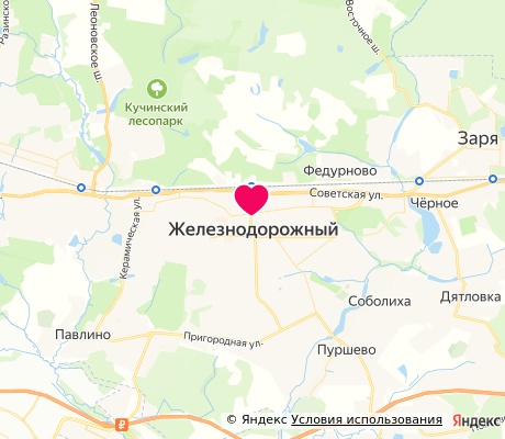 На карте