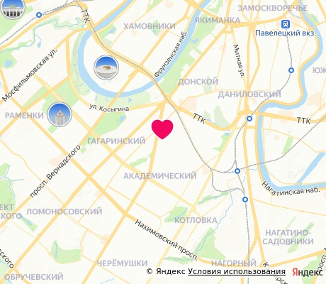 На карте