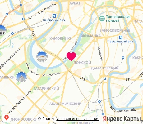 На карте