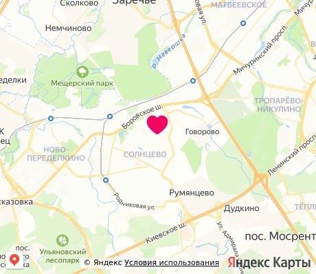 На карте