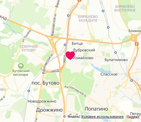 На карте