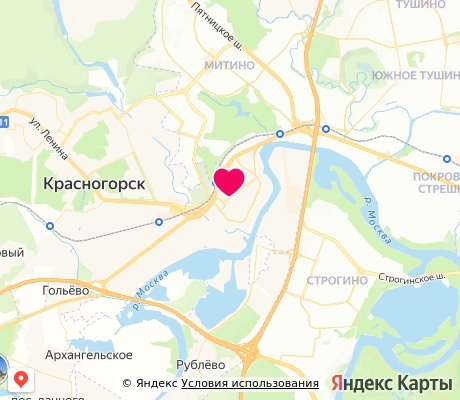 На карте