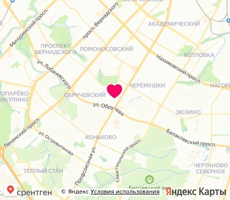 На карте