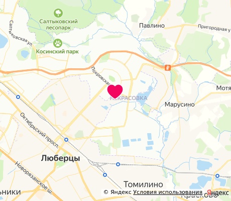 На карте