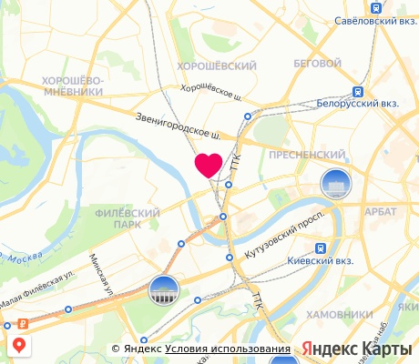 На карте