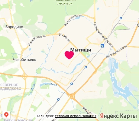 На карте