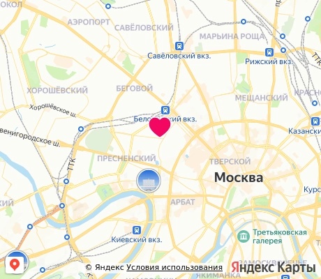 На карте