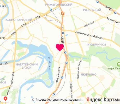 На карте