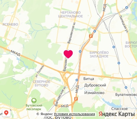 На карте