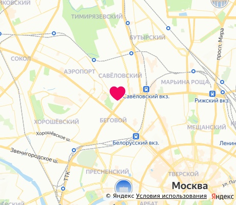 На карте