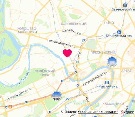 На карте