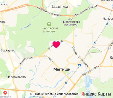 На карте
