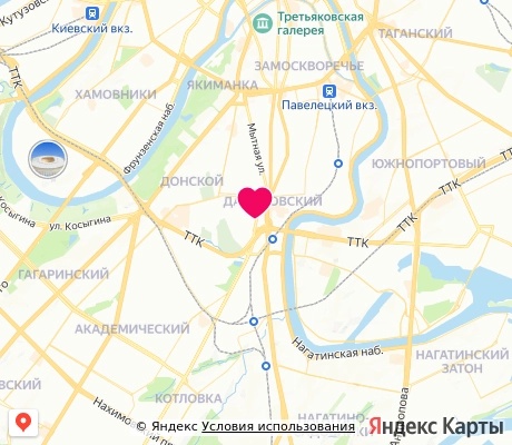 На карте