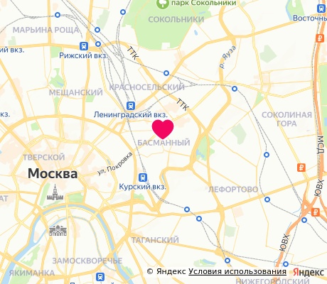 На карте