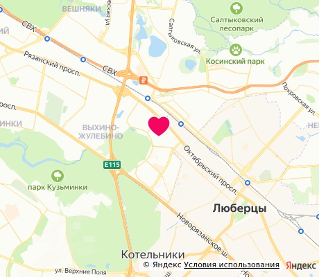 На карте