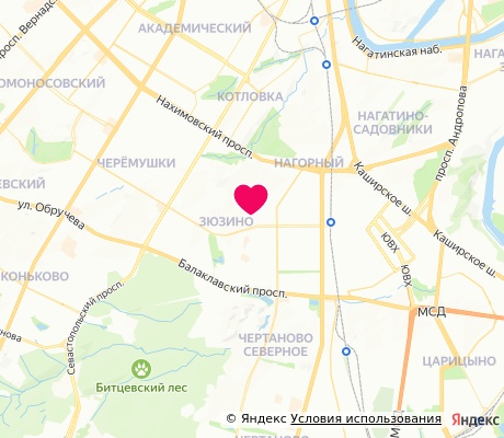 На карте