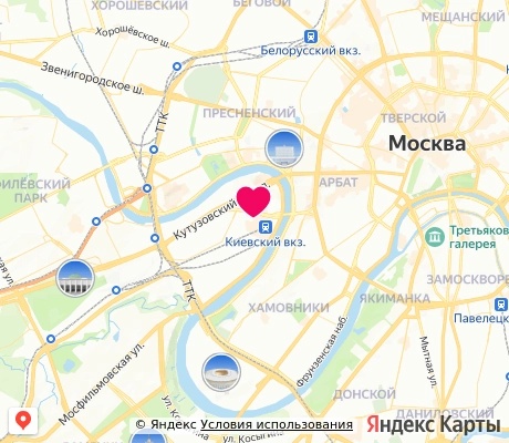 На карте