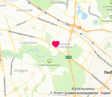 На карте