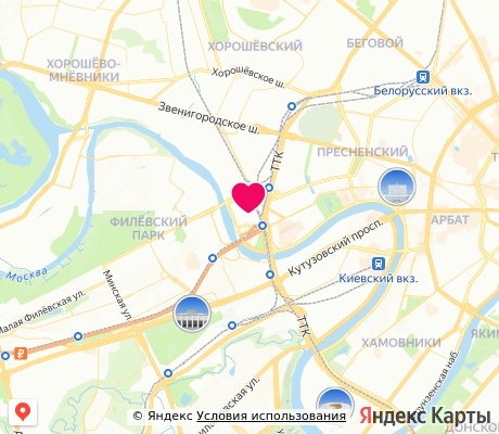 На карте