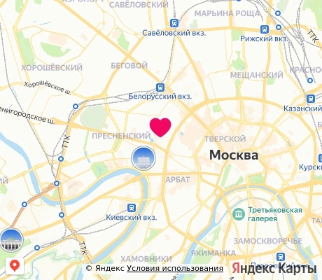 На карте