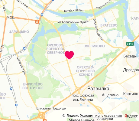 На карте