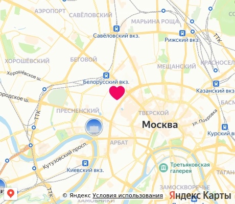На карте