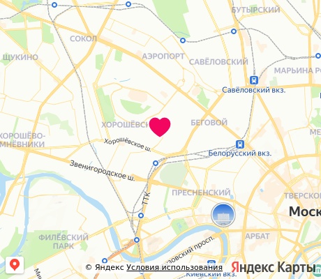 На карте