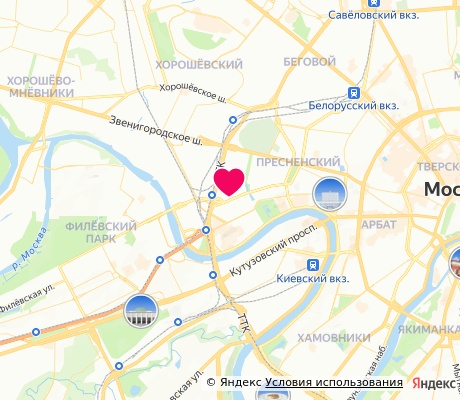На карте
