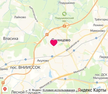 На карте