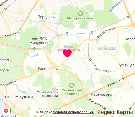 На карте