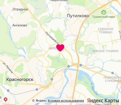 На карте