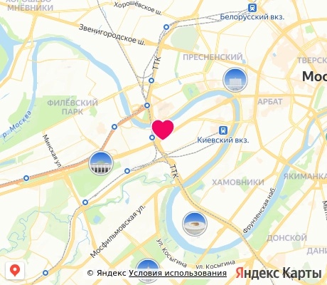 На карте