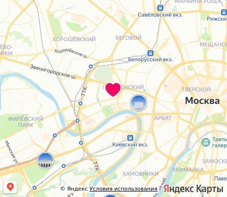 На карте