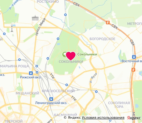 На карте