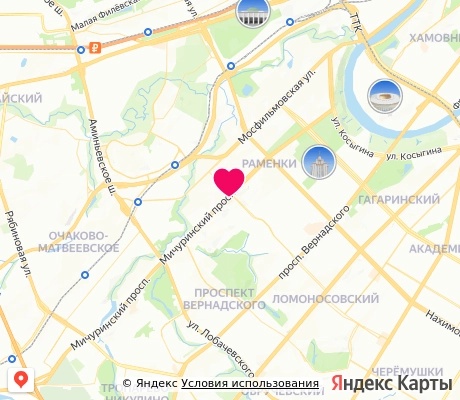 На карте