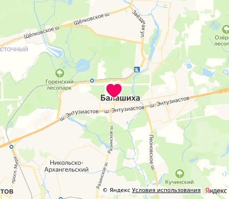 На карте
