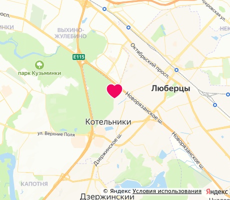 На карте
