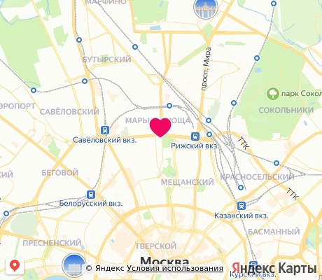 На карте