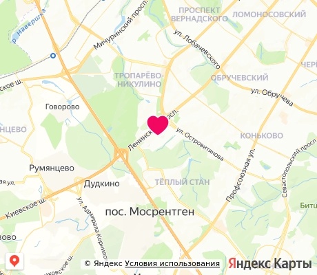 На карте