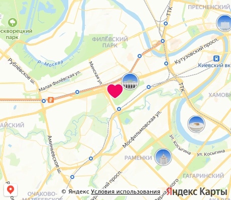 На карте