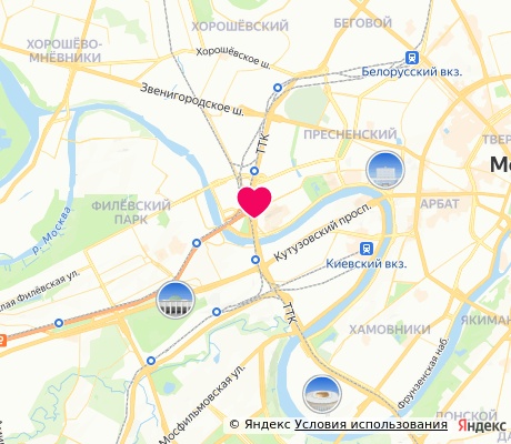 На карте
