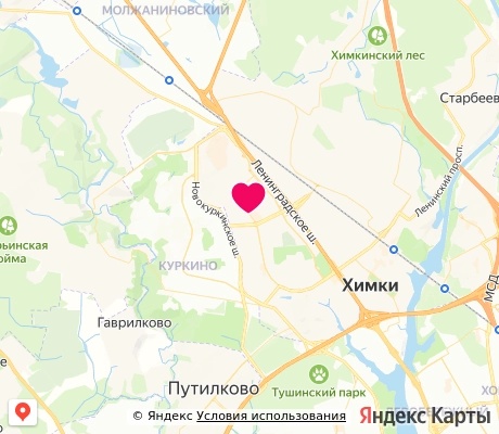 На карте