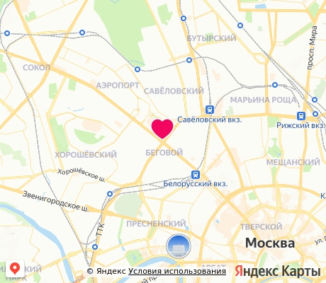 На карте