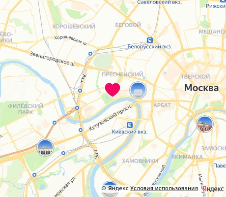На карте
